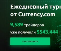 Криптобиржа Currency.com турнир трейдеров